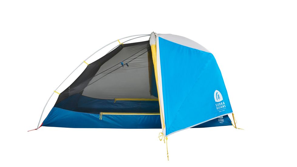 Sierra Designs Meteor 2 Tent - 2 Person, 3 Season-Blue/Yellow