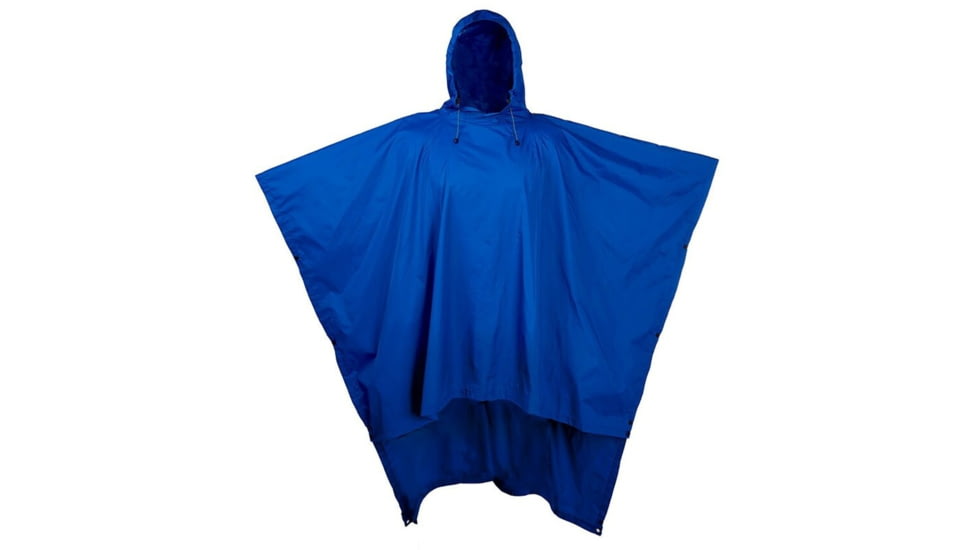 Sierra Designs Poncho, True Blue, Small/Medium, 4593320TB-S/M