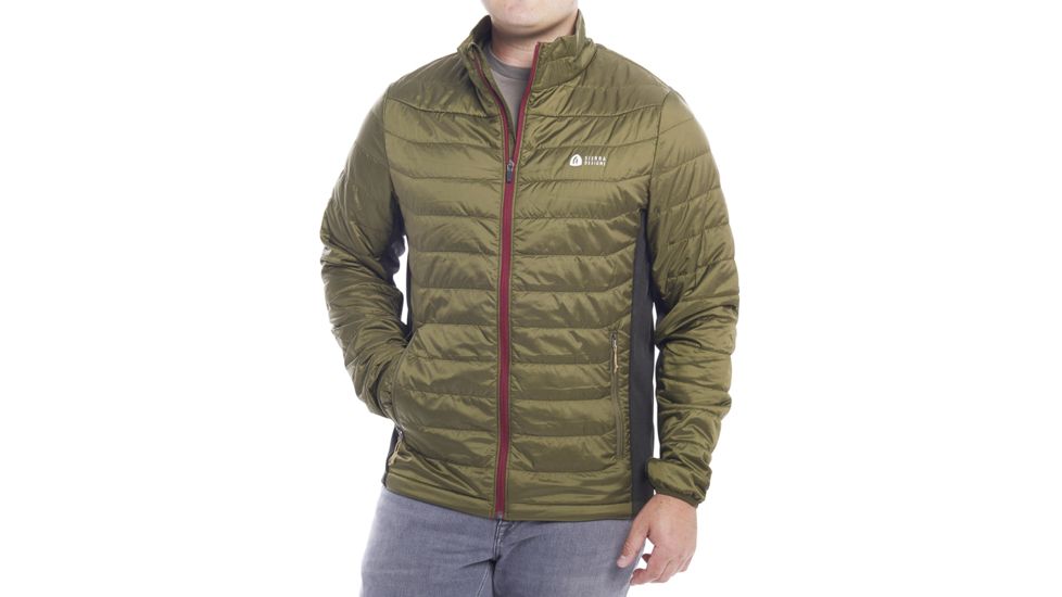 Sierra Designs Tuolumne Sweater-Men's, Olive/Grey, M 2551318OV-MD