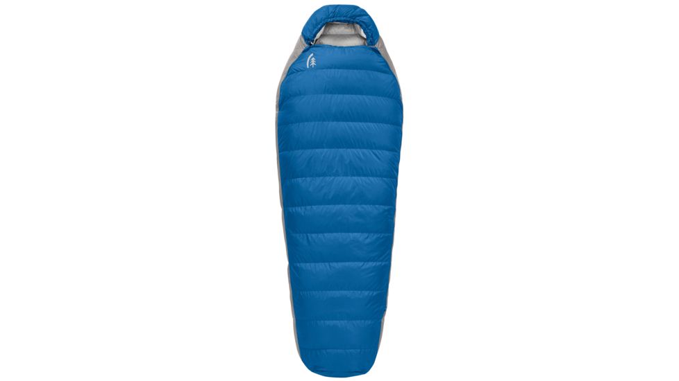 Zissou Plus Sleeping Bag 700 Duck DriDown 3 Season-Victoria Blue/Sleet Grey-Regular