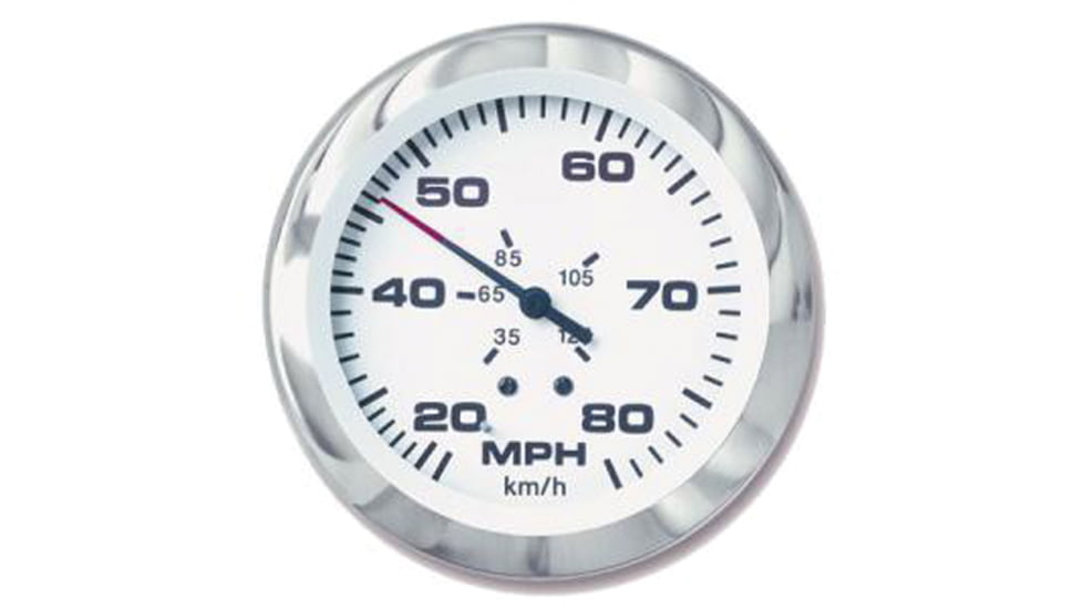 Sierra International Lido 80 Mph Speedometer Kit, 59649P