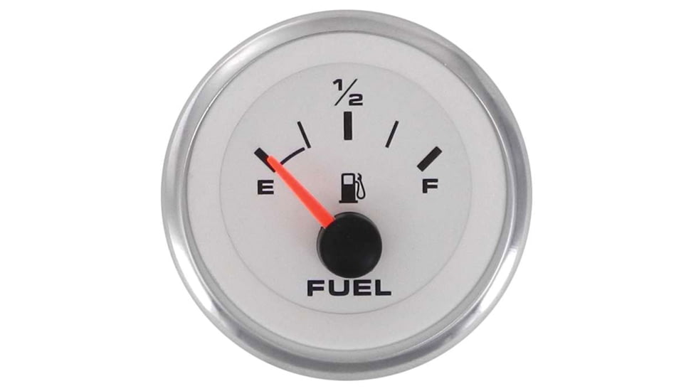 Sierra International Premier Pro Series - Fuel Gauge, White, 62551P