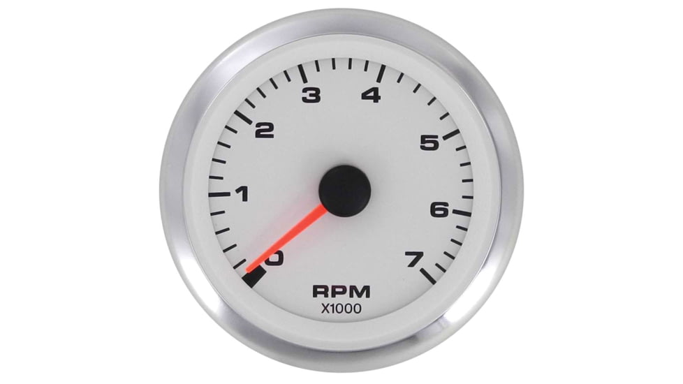 Sierra International Premier Pro Series - Tachometer, Electric- O/B And 4-Stroke Gas Engines, White, 62561P