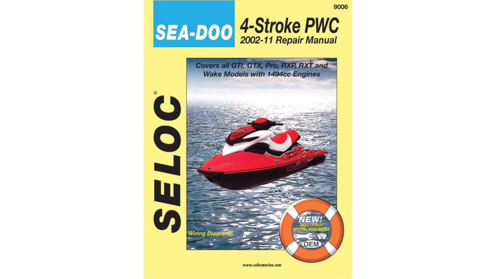 Sierra International Seloc Repair Manual For Yamaha Personal Watercraft All 4 Stroke 2002 2011, 18-09606