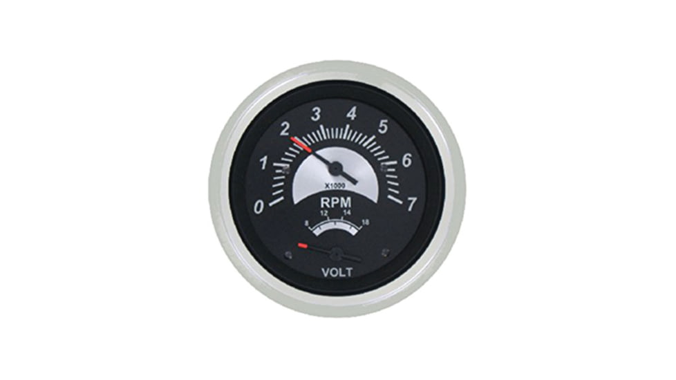 Sierra International Sterling 50 Mph Speedometer Head, Black, 68960PH