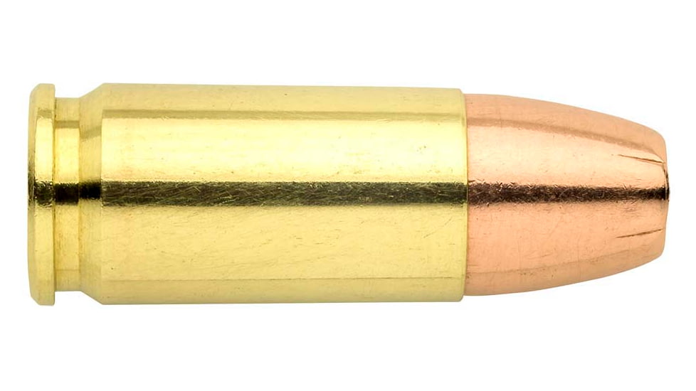 Sierra Bullets Outdoor Master 9mm Luger 124 Grain Jacketed Hollow Point Brass Cased Centerfire Pistol Ammo, 200 Rounds, A8124-20