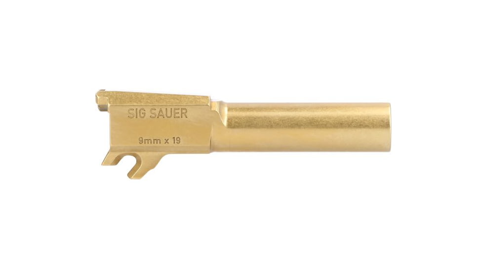 SIG SAUER Pistol Barrel, P365/P365X, 9mm Luger, 3.1in, Titanium-Nitride, Gold, 8900776
