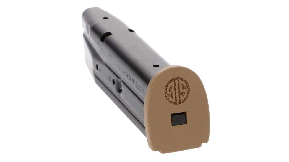 SIG SAUER 10rd Pistol Magazine, 320, 9 mm, Full, Coyote Tan, 8900373