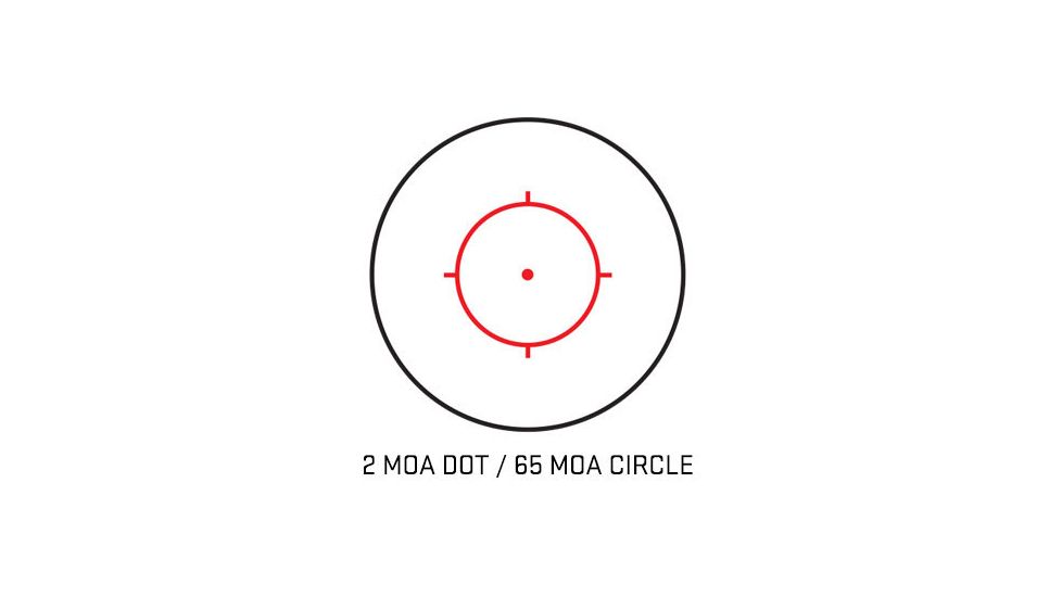 USED SIG SAUER Romeo5 1x20mm Red Dot Sight, 2 MOA Red Dot Reticle, 65 MOA Circle Dot, 1 x AAA Battery, Matte, Black, SOR52102, EDEMO4, Condition Fair, Used