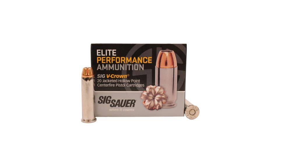 SIG SAUER 357Mag 125gr Elite V-Crown JHP /20 E357M1-20