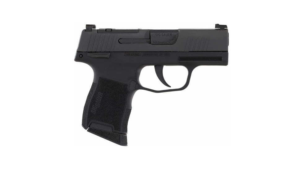 SIG SAUER P365 Mic Comp CA Compliant Semi Auto Pistol with Manual Safety, 9mm Luger, 3.1 in Barrel