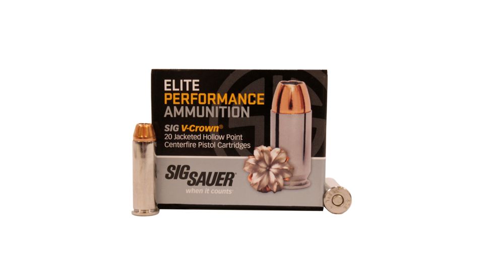SIG SAUER 38SPL +P 125gr Elite V-Crown JHP /20 E38SP1-20