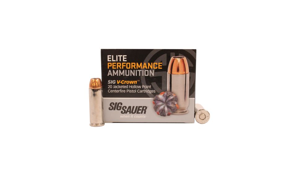 SIG SAUER 45LC 230gr Elite V-Crown JHP /20 E45LC1-20