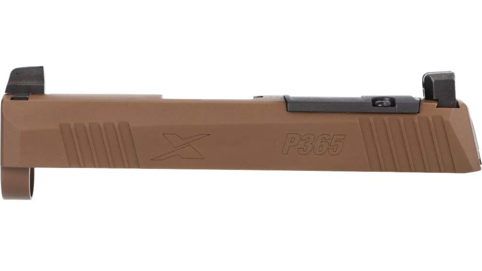 SIG SAUER P365X Slide Assembly 9mm Luger w/X-Ray3 Day/Night Sights,  Micro-Optic Ready, 3.1in Barrel, PVD Stainless Steel, Coyote Brown, 8900984
