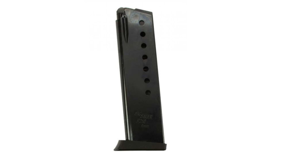 SIG SAUER P210 Standard/Carry/Legend Magazine, 9mm Luger, 8 Round, Black, 8900999
