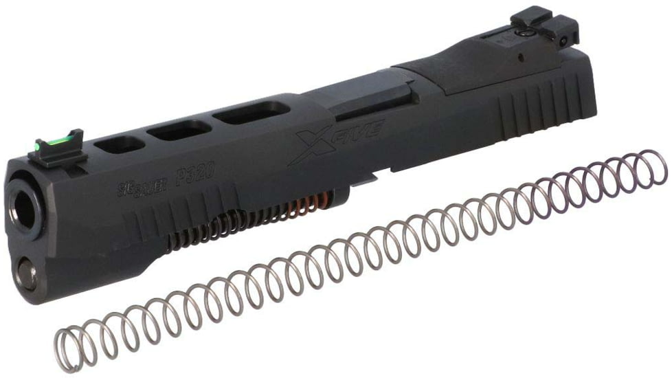 Sig Sauer P320-XFIVE PRO-CUT FULL-SIZE 9mm 5in Complete Pistol Slide Assembly, Optic Ready, Black, 8901572