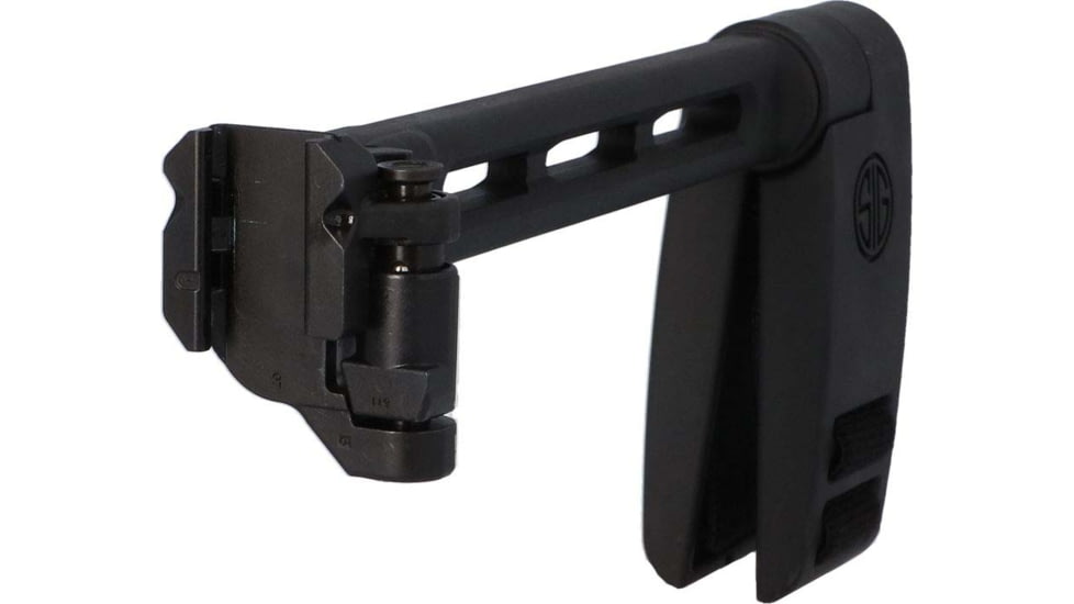 SIG SAUER Fixed/Folding Pivoting Contour Brace w/ Locking Hinge, Black, 8901672