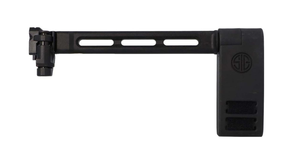 Sig Sauer 8901672 Pivoting Contour Brace Black, Fixed/Folding With Locking Hing