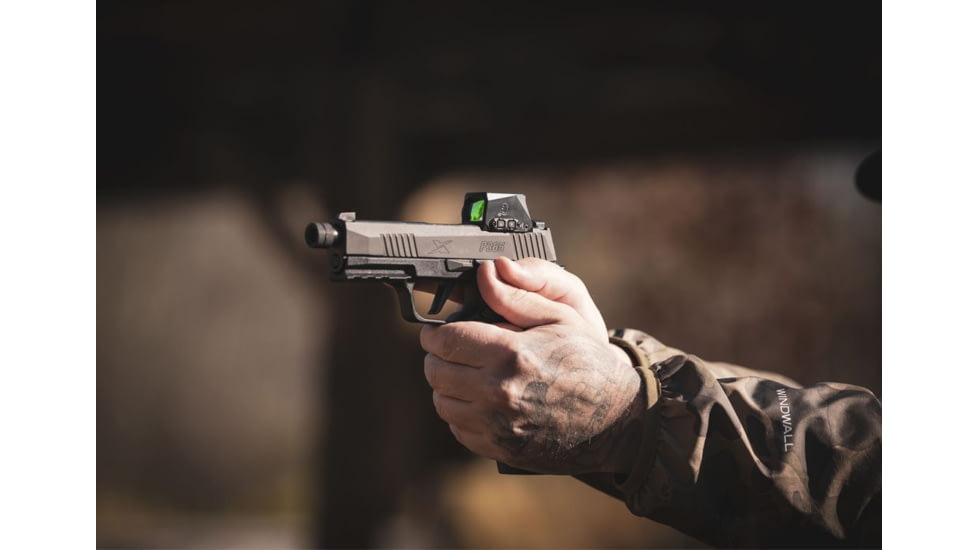 SIG SAUER Barrel, 9MM, 4.3 Threaded Barrel, 1/2X28 Thread Pitch, Fits Sig P365, Nitride Finish, Black, Loaded Chamber Indicator