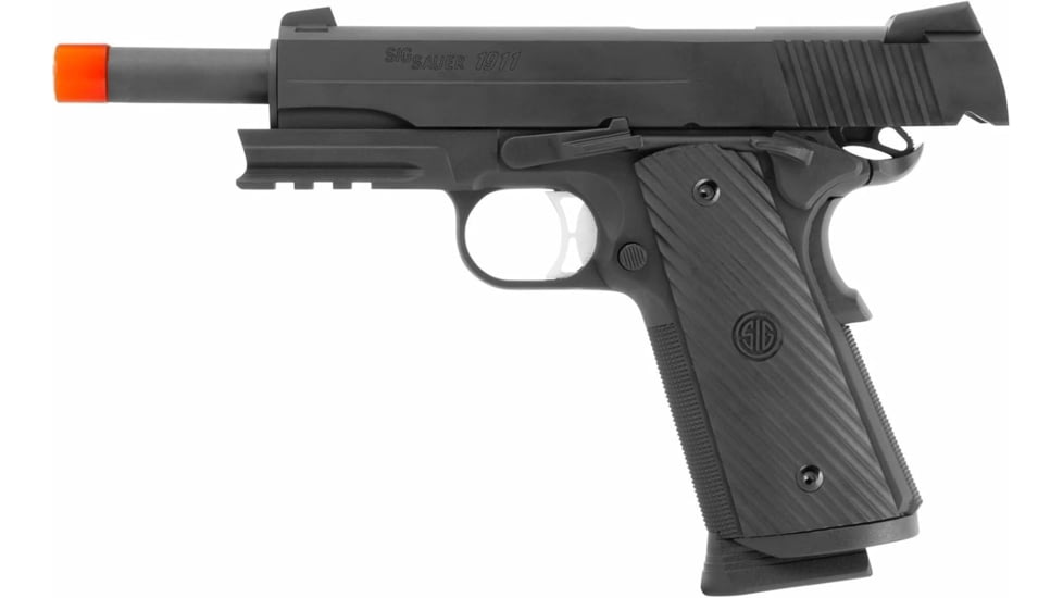 SIG SAUER Airsoft Proforce 1911 TACOPS, 6mm, CO2 Pistol, Black, AIR-PF-1911TAC