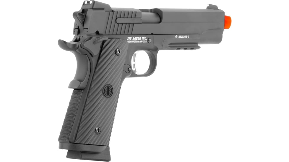 SIG SAUER Airsoft Proforce 1911 TACOPS, 6mm, CO2 Pistol, Black, AIR-PF-1911TAC
