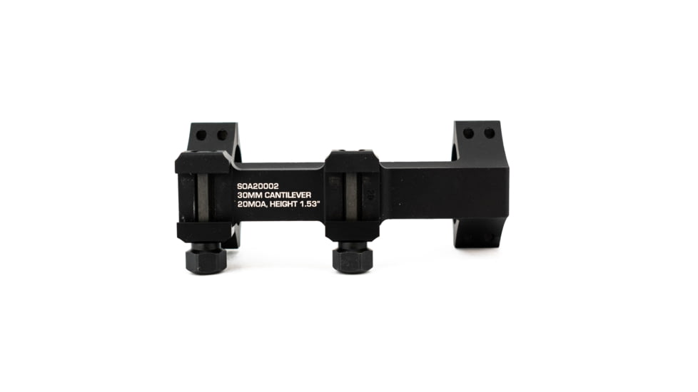 SIG SAUER Alpha Scope Mount Ring, 30mm, 1.53, 0 MOA, 6061-T6, Black, Small, SOA20001