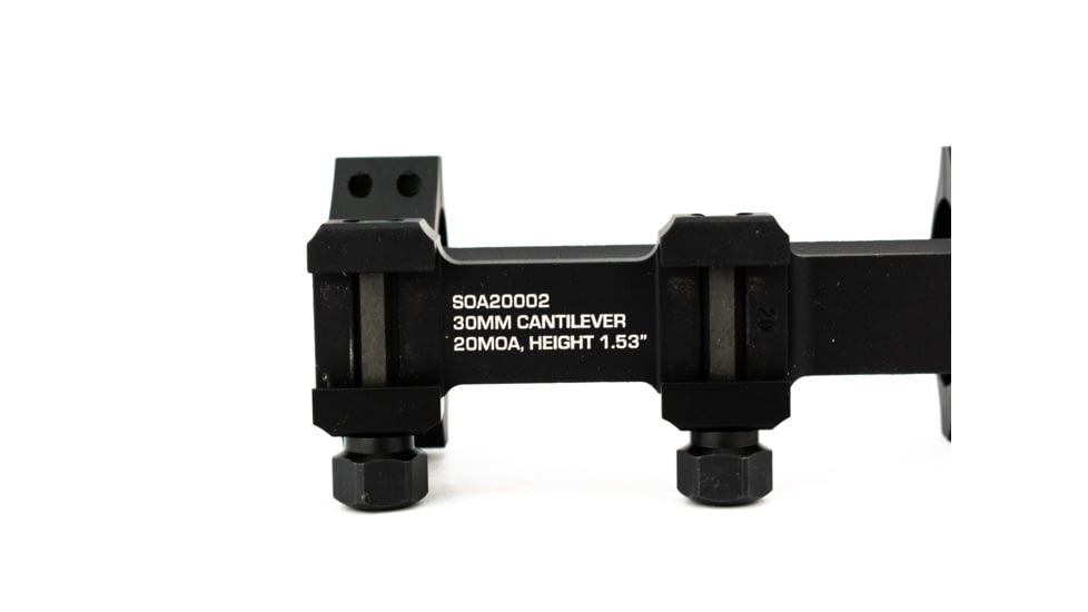 SIG SAUER Alpha Scope Mount Ring, 30mm, 1.53, 0 MOA, 6061-T6, Black, Small, SOA20001