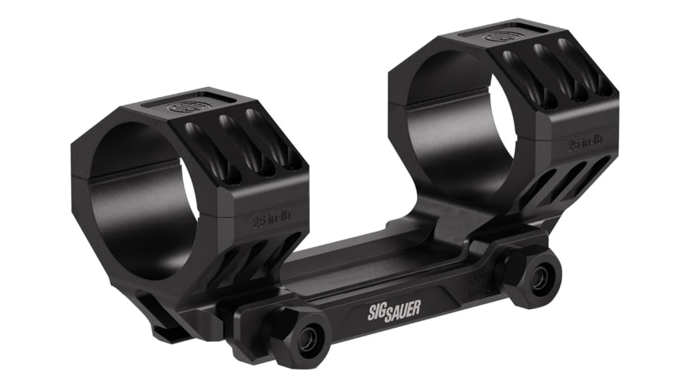 SIG SAUER Alpha5 Riflescope Mount, 34mm, 1.25in, 0 Cant, Matte Black, SOA54004