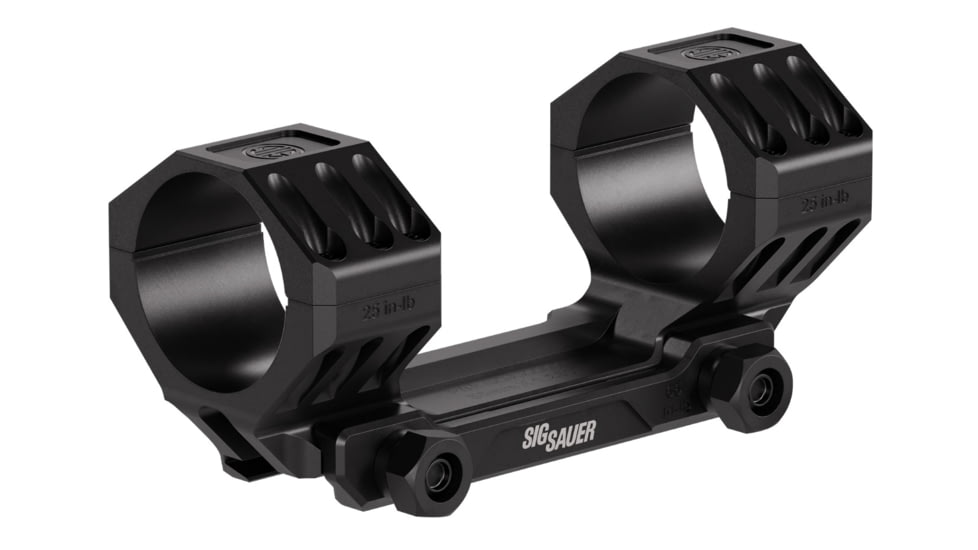 SIG SAUER Alpha5 Riflescope Mount, 35mm, 1.535in, 0 Cant, Matte Black, SOA55005