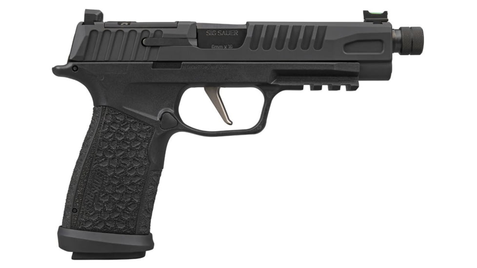 Sig Sauer Barrel, 9Mm, 4.9 in Threaded Barrel, 1/2X28 Thread Pitch, Fits Sig P365 Fuse, Nitride Finish, Black, Loaded Chamber Indicator 8902025, SG8902025