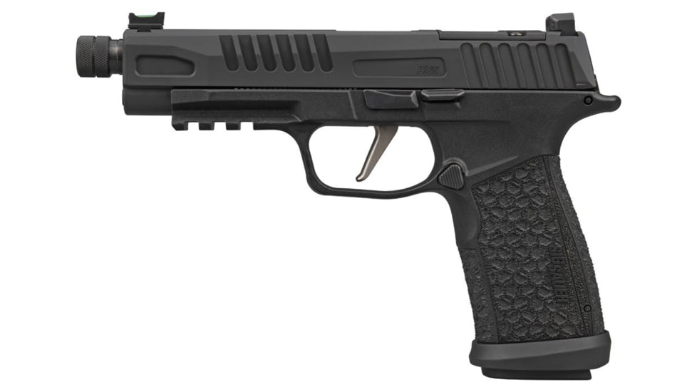 Sig Sauer Barrel, 9Mm, 4.9 in Threaded Barrel, 1/2X28 Thread Pitch, Fits Sig P365 Fuse, Nitride Finish, Black, Loaded Chamber Indicator 8902025, SG8902025