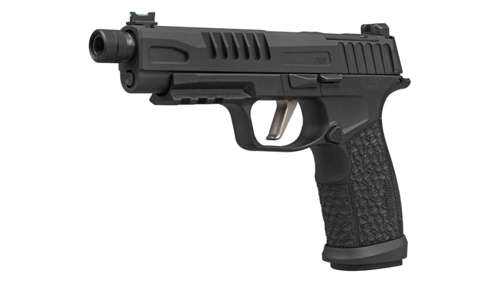 Sig Sauer Barrel, 9Mm, 4.9 in Threaded Barrel, 1/2X28 Thread Pitch, Fits Sig P365 Fuse, Nitride Finish, Black, Loaded Chamber Indicator 8902025, SG8902025