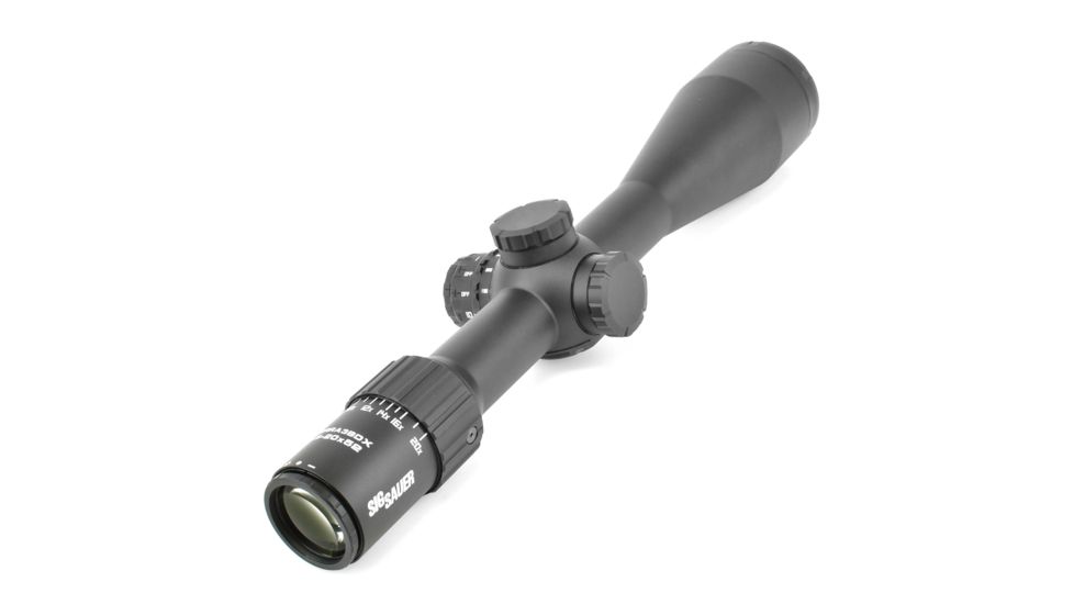 SIG SAUER Tango6 6.5-20x52mm Rifle Scope 30mm Tube, Second Focal Plane, Black, BDX-R1 Digital Reticle, MOA, SOK24BDX01