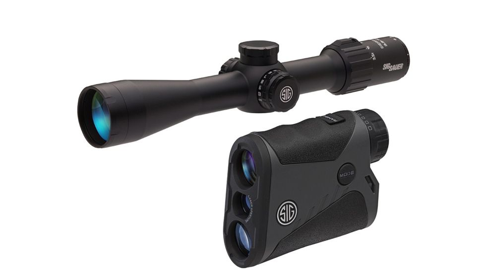 SIG SAUER BDX Combo Kit w/ Kilo1400BDX Laser Rangefinder and Sierra3BDX 3.5-10x42mm Rifle Scope, Black, NSN N, SOK14BDX01