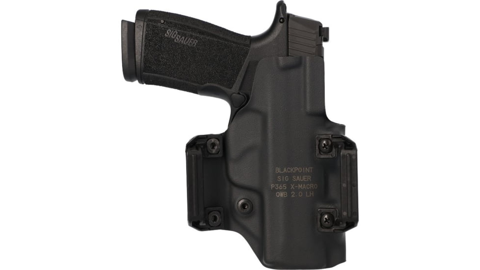 SIG SAUER BlackPoint Tactical OWB Holster, SIG Sauer P365 X-Macro, Left, Black, 8901263