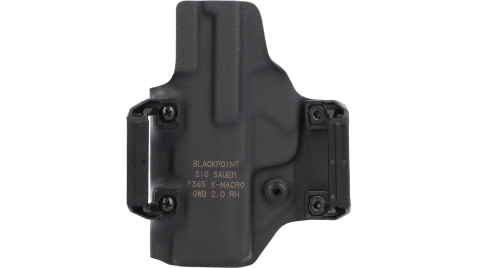 SIG SAUER BlackPoint Tactical OWB Holster, SIG Sauer P365 X-Macro, Right, Black, 8901262