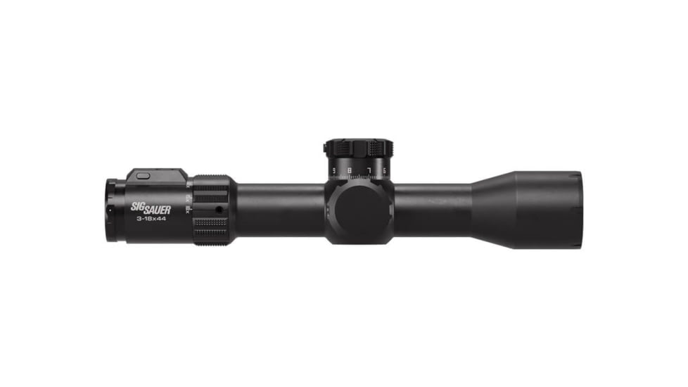 SIG SAUER BRAVO6TBDX 3-18x44mm 35mm Tube Rifle Scope, FFP, Mrad Milling Reticle, Levelplex, Side Focus, BDX-T1 Mrad Adj, Black, SOBBDX63102
