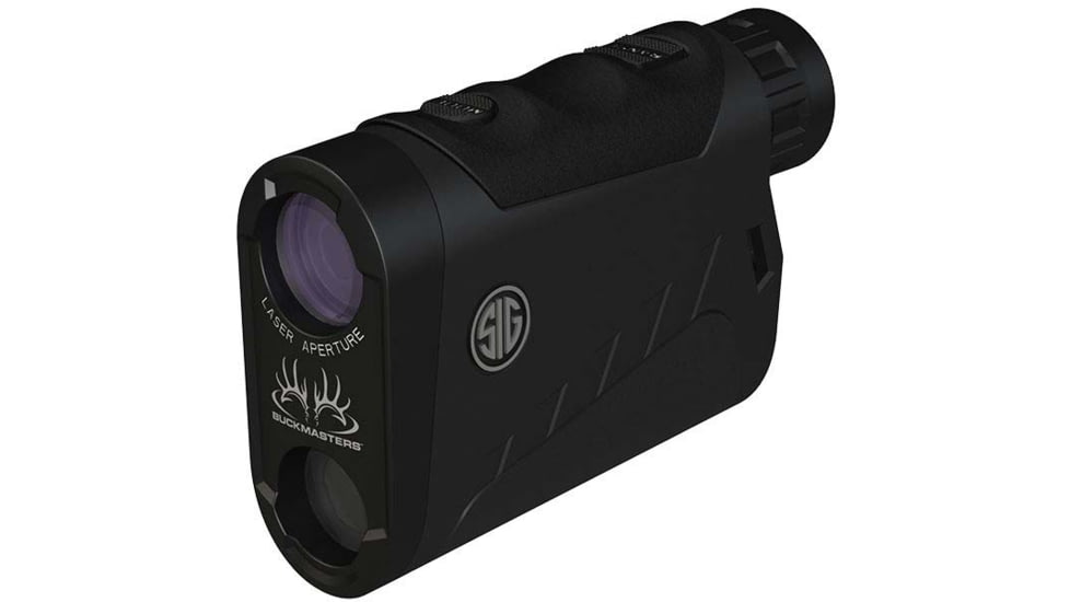 SIG SAUER Buckmasters 1500 Rangefinder &amp; 3-12x44mm 1in Tube Second Focal Plane Rifle Scope Combo Black, Small, SOK15BM03