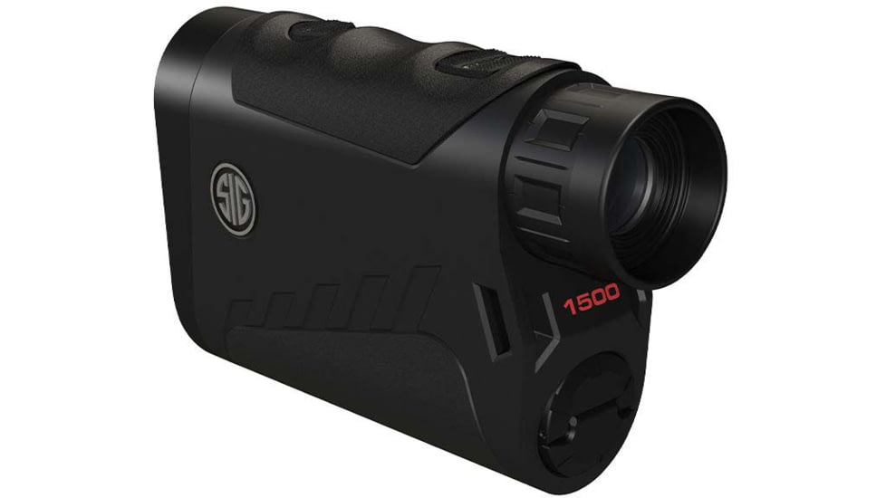 SIG SAUER Buckmasters 1500 Rangefinder &amp; 3-12x44mm 1in Tube Second Focal Plane Rifle Scope Combo Black, Small, SOK15BM03
