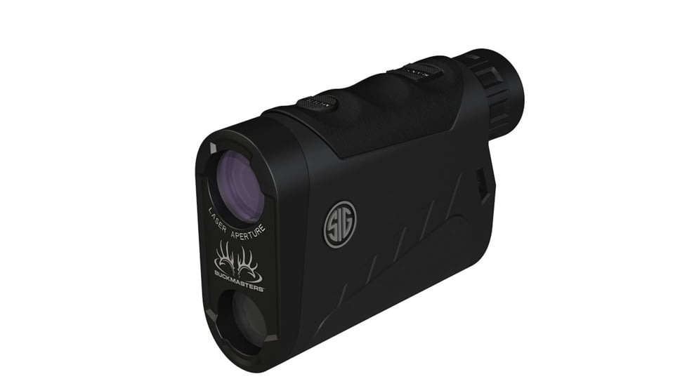 SIG SAUER Buckmasters 6x22mm Laser Rangefinder 1500, Red Illuminated Display, Black, Small, SOK15601