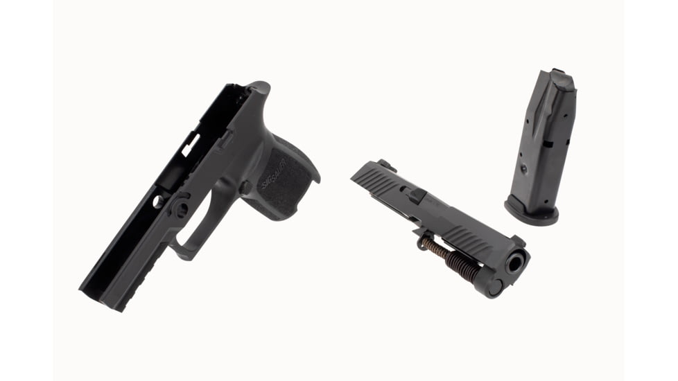 SIG SAUER Caliber X-Change Kit, P320 Compact, 40 S&amp;W, Black, 10-Rounds, CALX320C40BSS10