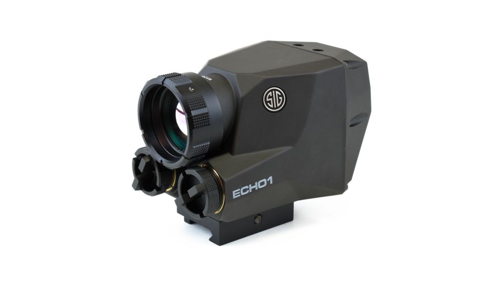 SIG SAUER ECHO1 Thermal Reflex Sight, 1-2X, w/Adapter Plate, Cable, and Cover, Graphite, Medium SOE11001