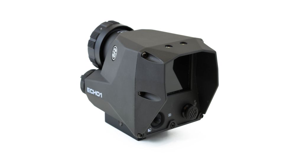 SIG SAUER ECHO1 Thermal Reflex Sight, 1-2X, w/Adapter Plate, Cable, and Cover, Graphite, Medium SOE11001