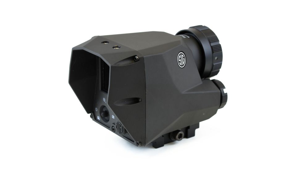 SIG SAUER ECHO1 Thermal Reflex Sight, 1-2X, w/Adapter Plate, Cable, and Cover, Graphite, Medium SOE11001