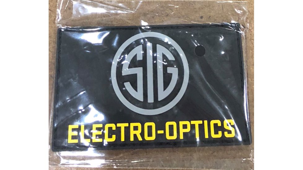 SIG SAUER Electro-Optics Patch,Black PATCH-PROMO