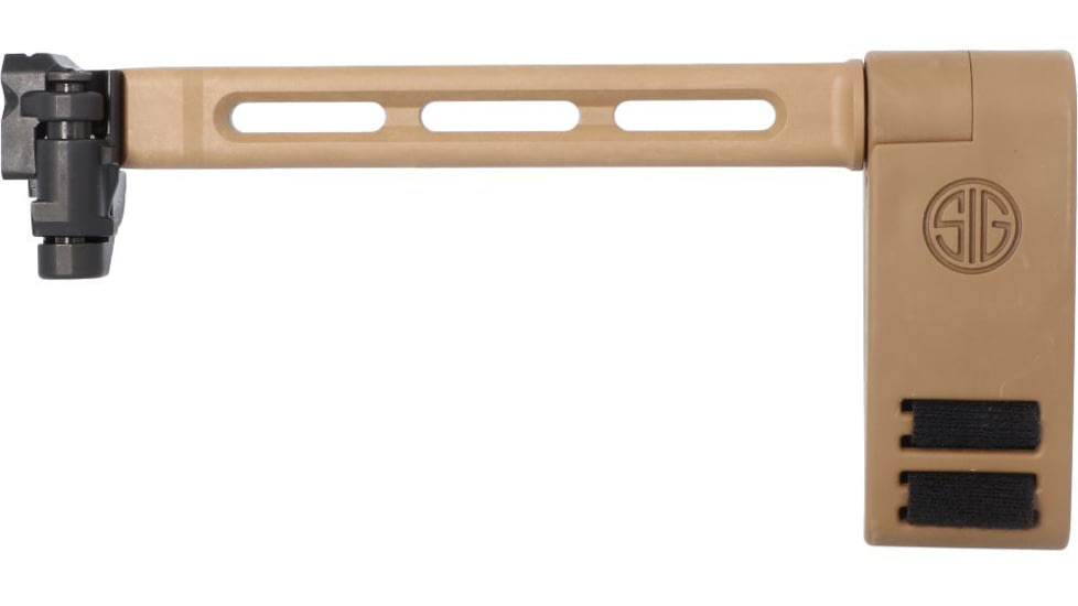 SIG SAUER Fixed Folding Buttstock w/ Locking Hinge, Coyote, 8901673