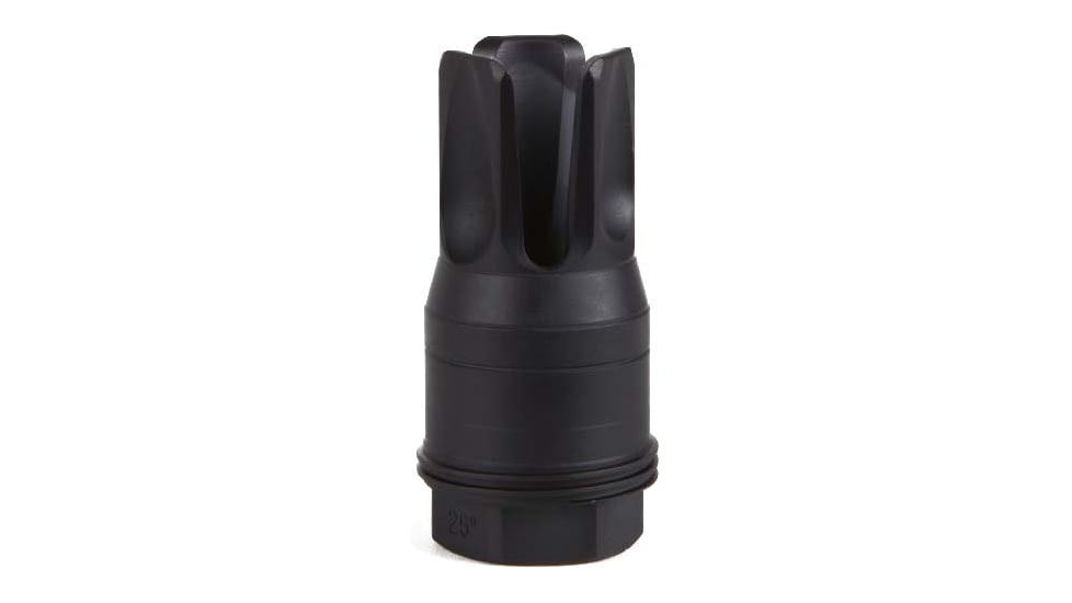 SIG SAUER Flash Hider, 5.56mm, Clutch-Lok, 25 Degree Taper, Black, SL55612X2825DEGF