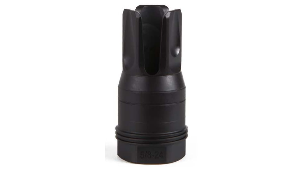 SIG SAUER Clutch-Lok QD Flash Hider, 7.62mm, 5/8x24, 90 Degree Shoulder, Black, SL76258X2490DEGF