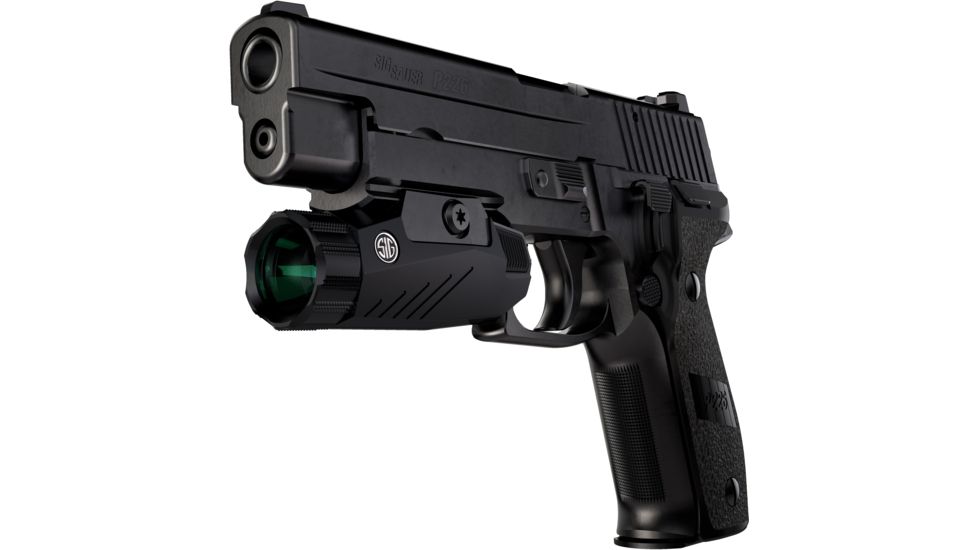 SIG SAUER FOXTROT1 TACTICAL WHITE LIGHT, 100 200 300 LUMEN, RAIL MOUNTED, Graphite, Small SOF11001