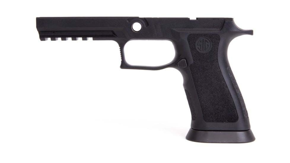 SIG SAUER 9/40/357 P320 X-Five Grip Module, Black, Full Size, Medium, GRIP-X5-F-943-M-BLK